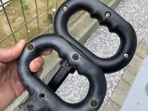 新しいハンドルを取り付ける