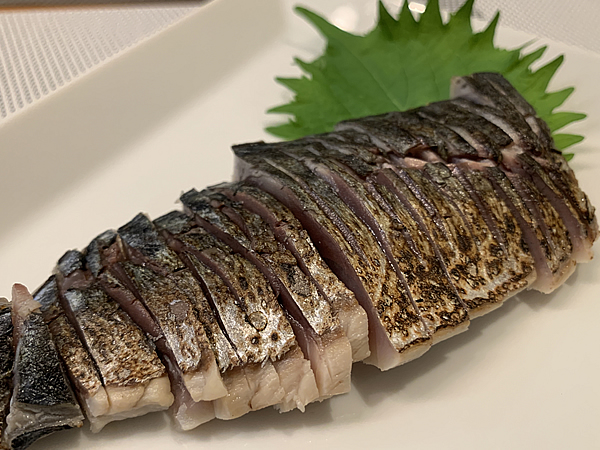 自分で作った締め鯖が美味しかった