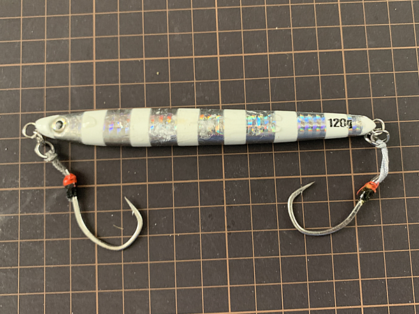 使ったジグは120g