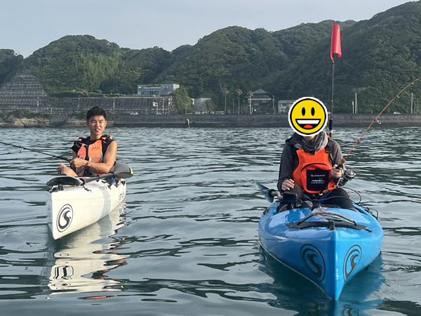逗子でカヤックフィッシング