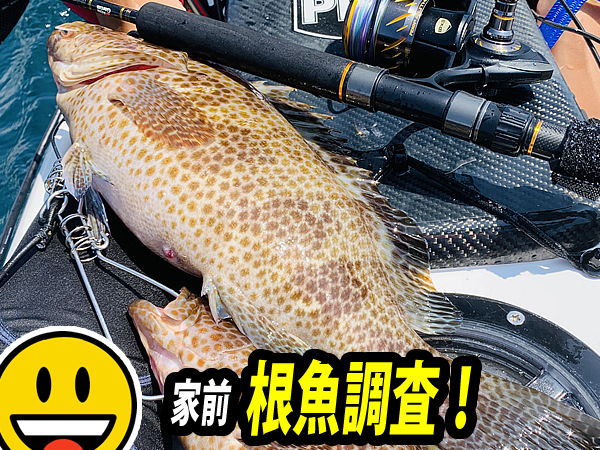 カヤックから根魚を狙って釣る！