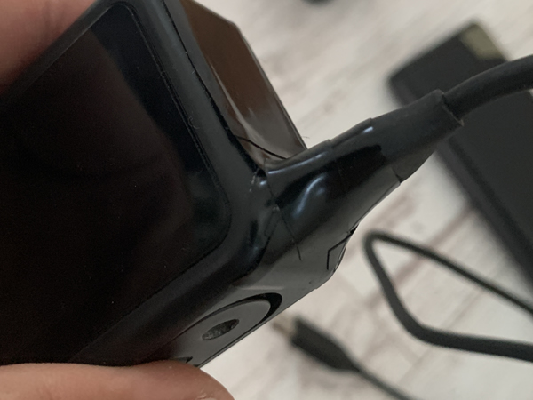 GoProのモバイルバッテリー給電撮影の為の防水加工