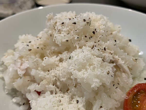 釣った魚でリゾットを作る