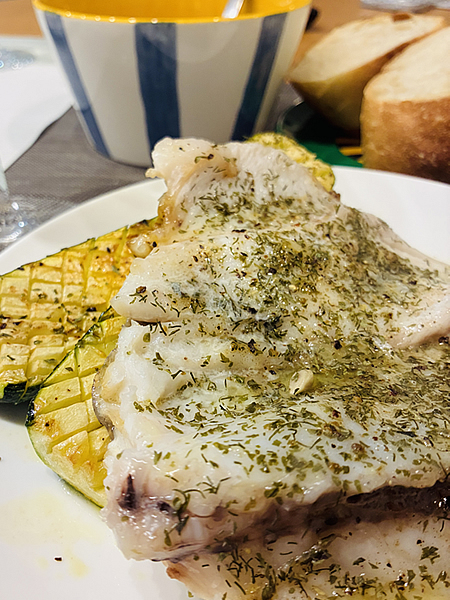 オオモンハタ２匹目はバターソテーに料理しました。