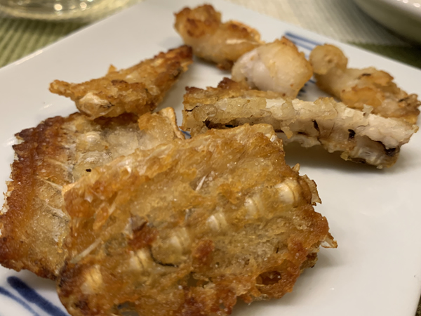 骨せんべいを作る