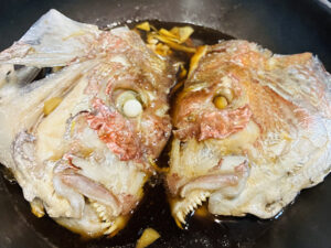 真鯛の兜煮